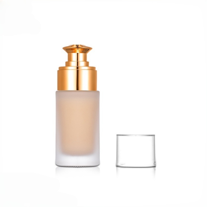 NS-F007 Rose Gold Glass Luxury Cosmetic Packaging