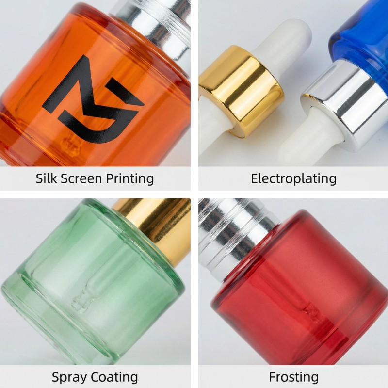 NS-D016 20ml Colored Essence Bottle