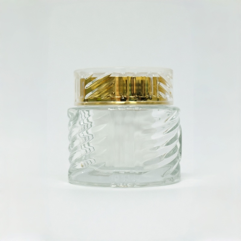 Refillable 50ml Glass Cremetiegels für Sustainable Skincare Brands