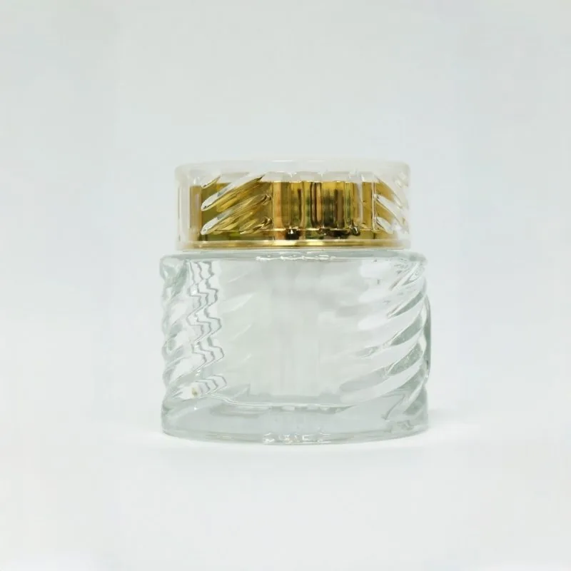 Refillable 50ml Glass Cream банкаs for Sustainable Skincare Brands