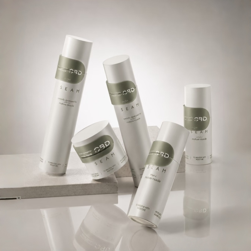 Morandi Green Glass Cosmetic Bottle Set 30g 50g 120ml