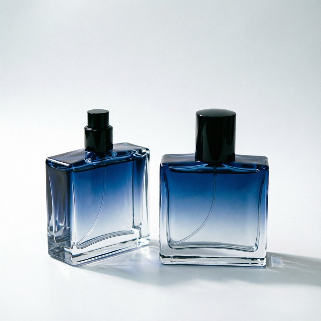 Blue Black Gradient 향수 병