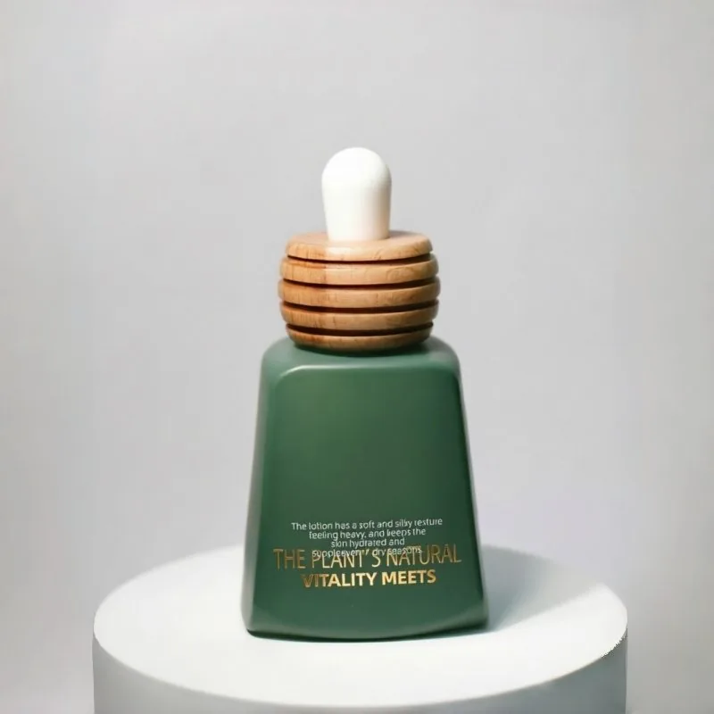 반투명 Green Glass 에센셜 오일 병 50ml