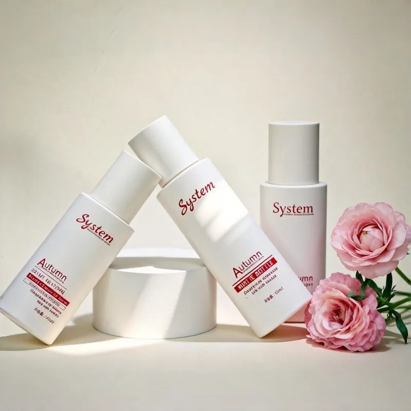 30ml 80ml 150ml Refillable empty cosmetic packaging Custom Bottle Glass Cream Jar