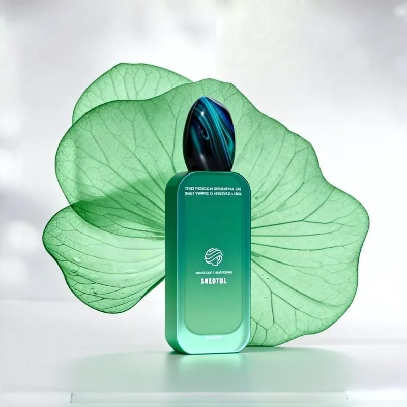 20ml 30ml 50ml Flat Square Glass Bottle Cosmetic Packaging