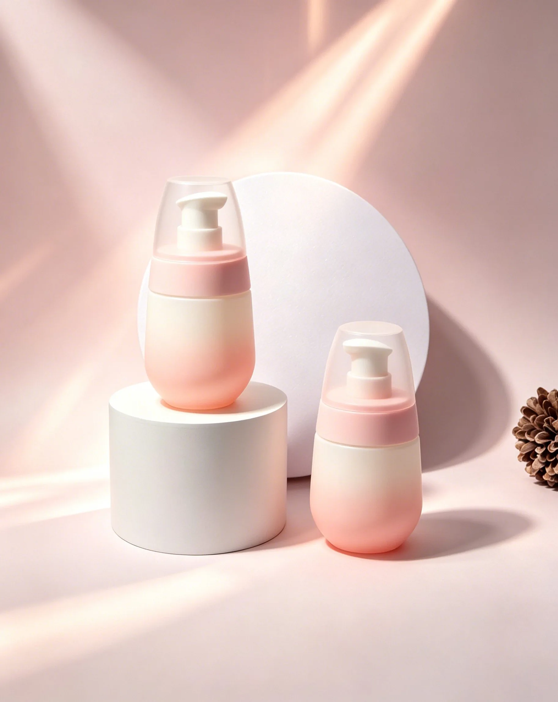 Pink Gradient 반투명 Glass 로션 병 30ml