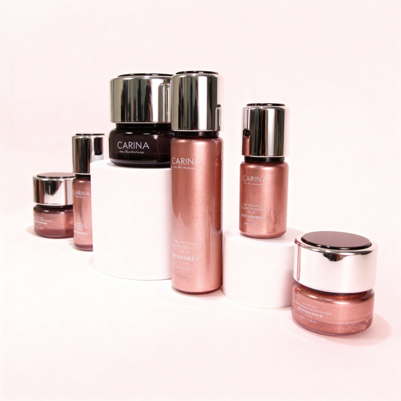NS006 Glass Cosmetic Containers 30ml 30g 50g Glass Jars For Cosmetics