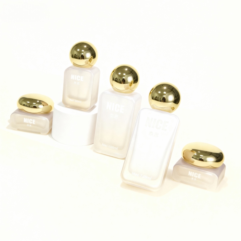 NS009 Customized processing service for cosmetic container packaging - 100 ml capacity, 50 ml glass bottles