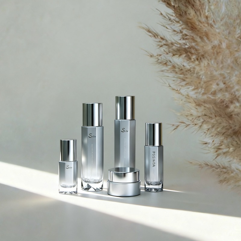 NS010 100ml Cosmetic Container Glass Packaging For Skincare