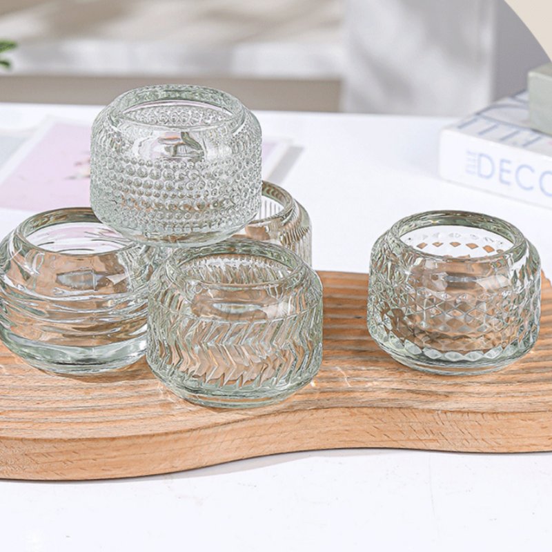 NS-L003 Modern minimalist transparent candle holder