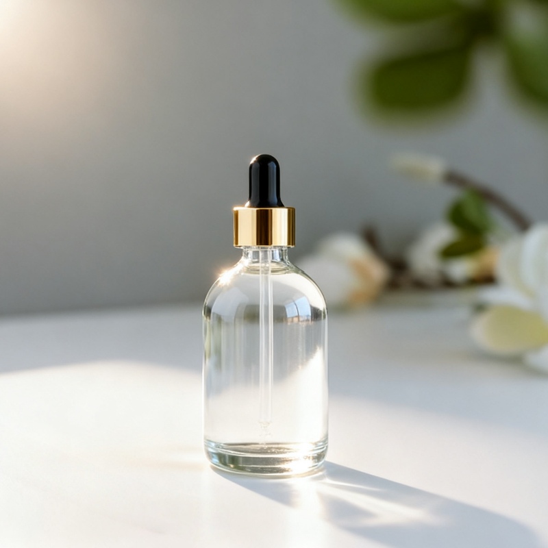 NS-D022 100ml Round-Shoulder Glass Dropper Bottle