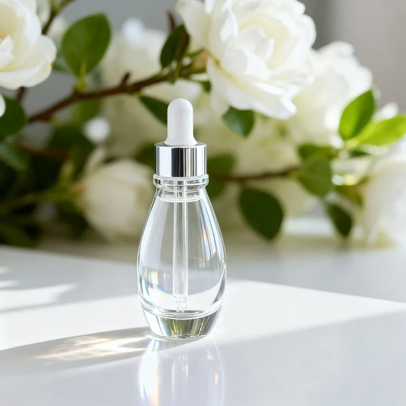 Luxuriöse ovale Tropfflasche mit ätherischen Ölen, 30 ml