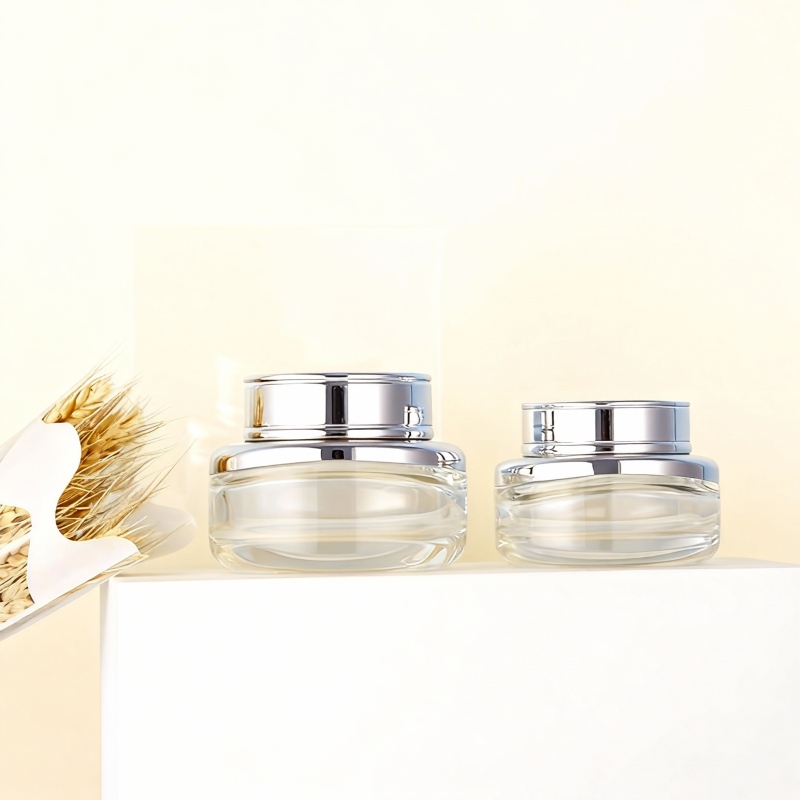 NS-M009 30g 50g flat-bottom cream bottle series with lids