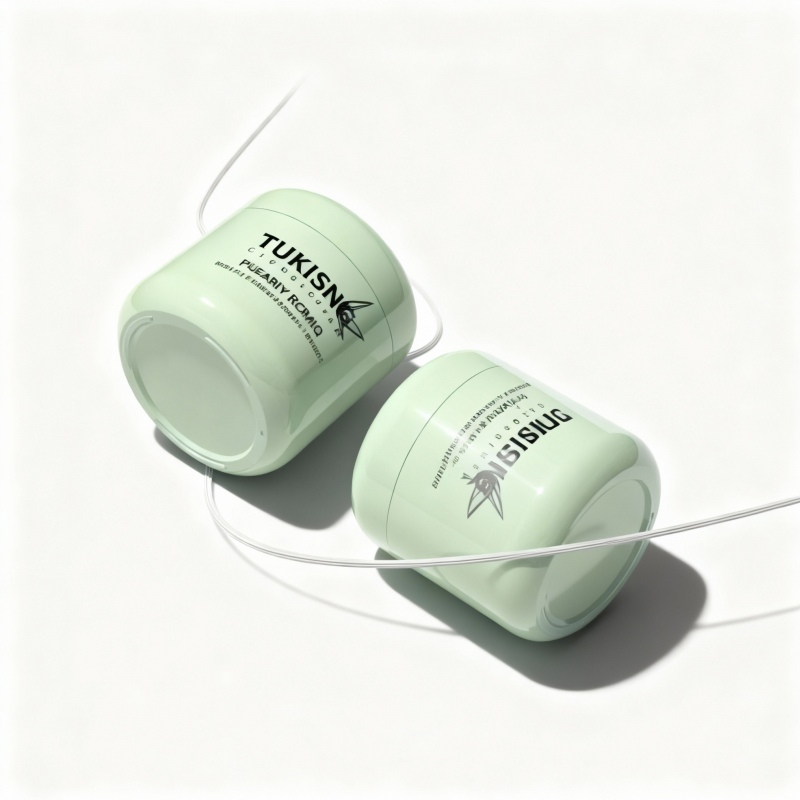 NS-M010 50g cylindrical glass facial cream jar with gasket