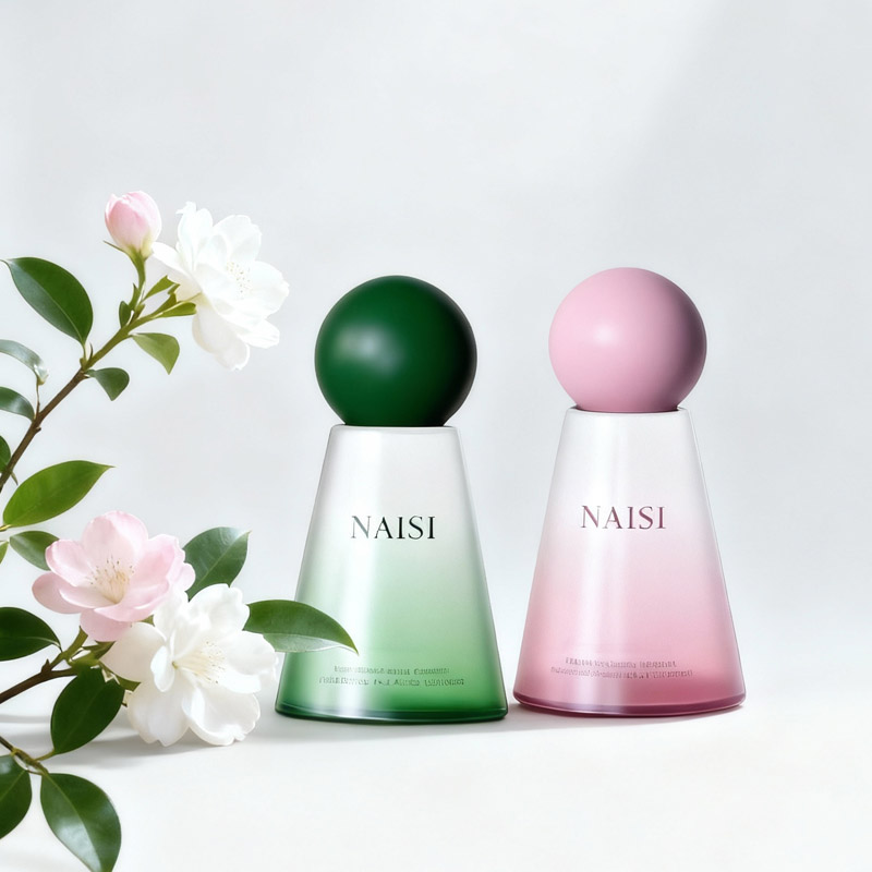 NS-D009 New 30ml, 50ml, 100ml, 120ml conical bottle for essential oil. Food-grade glass bottle for essential oil cosmetics.
