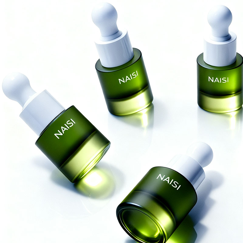 NS-D0011 5ml 10ml light green thick-bottomed small-capacity dropper bottle