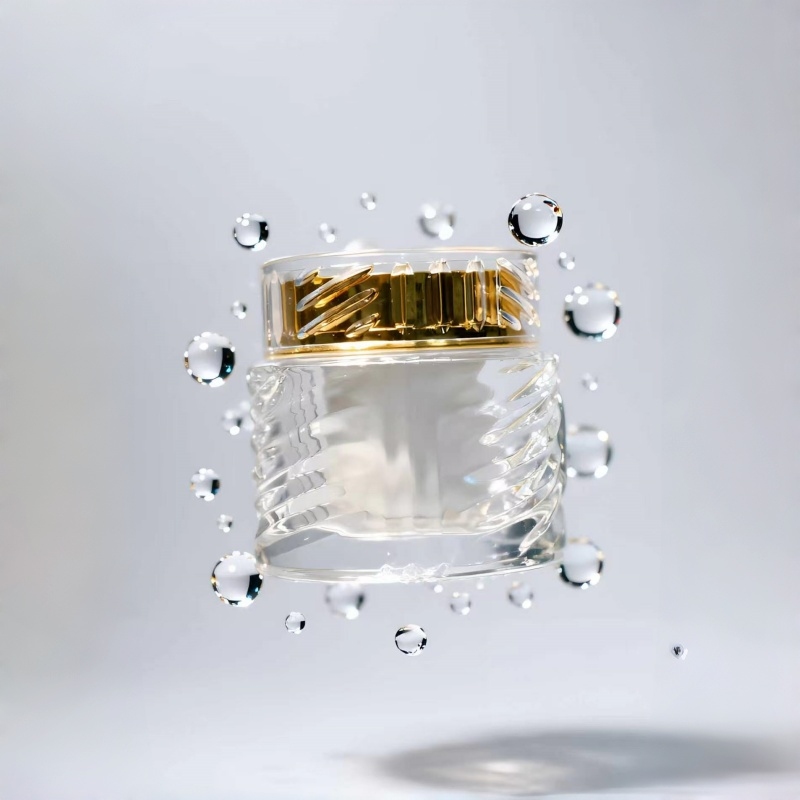 Refillable 50ml Glass Cremetiegels für Sustainable Skincare Brands