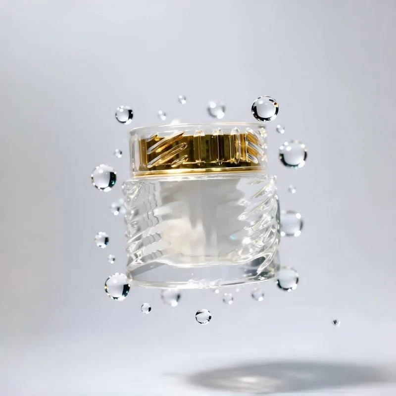 Refillable 50ml Glass Cream банкаs for Sustainable Skincare Brands