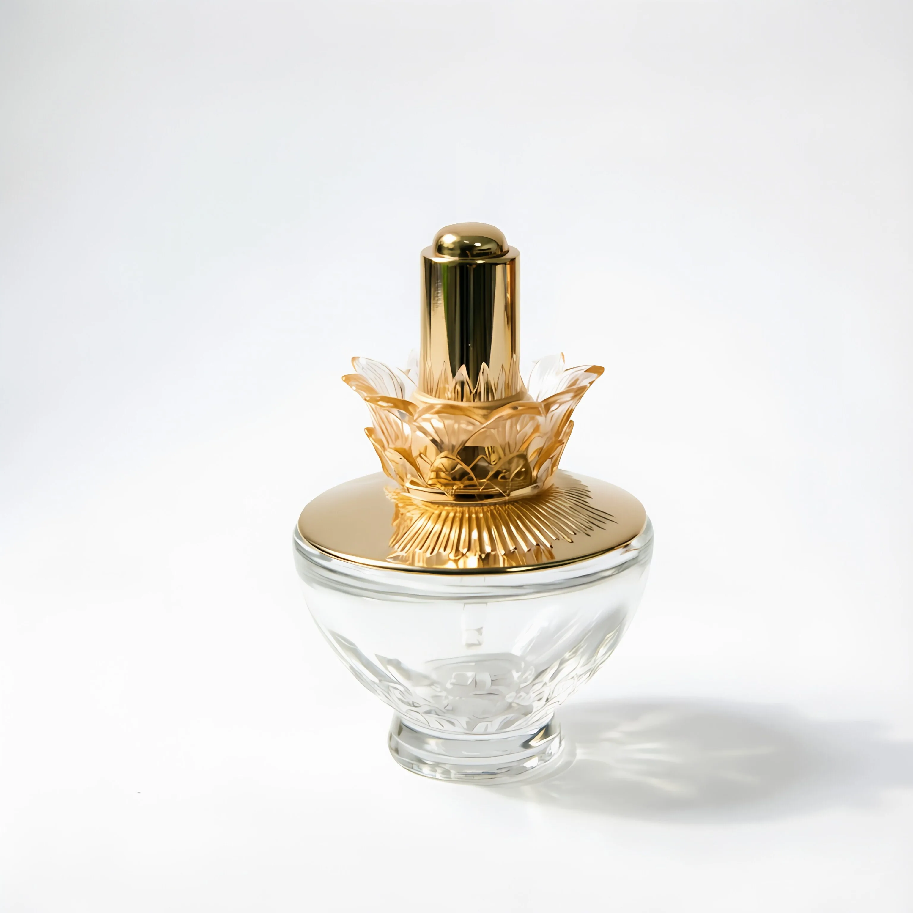 Decorative Luxury Glass Essence Bottle