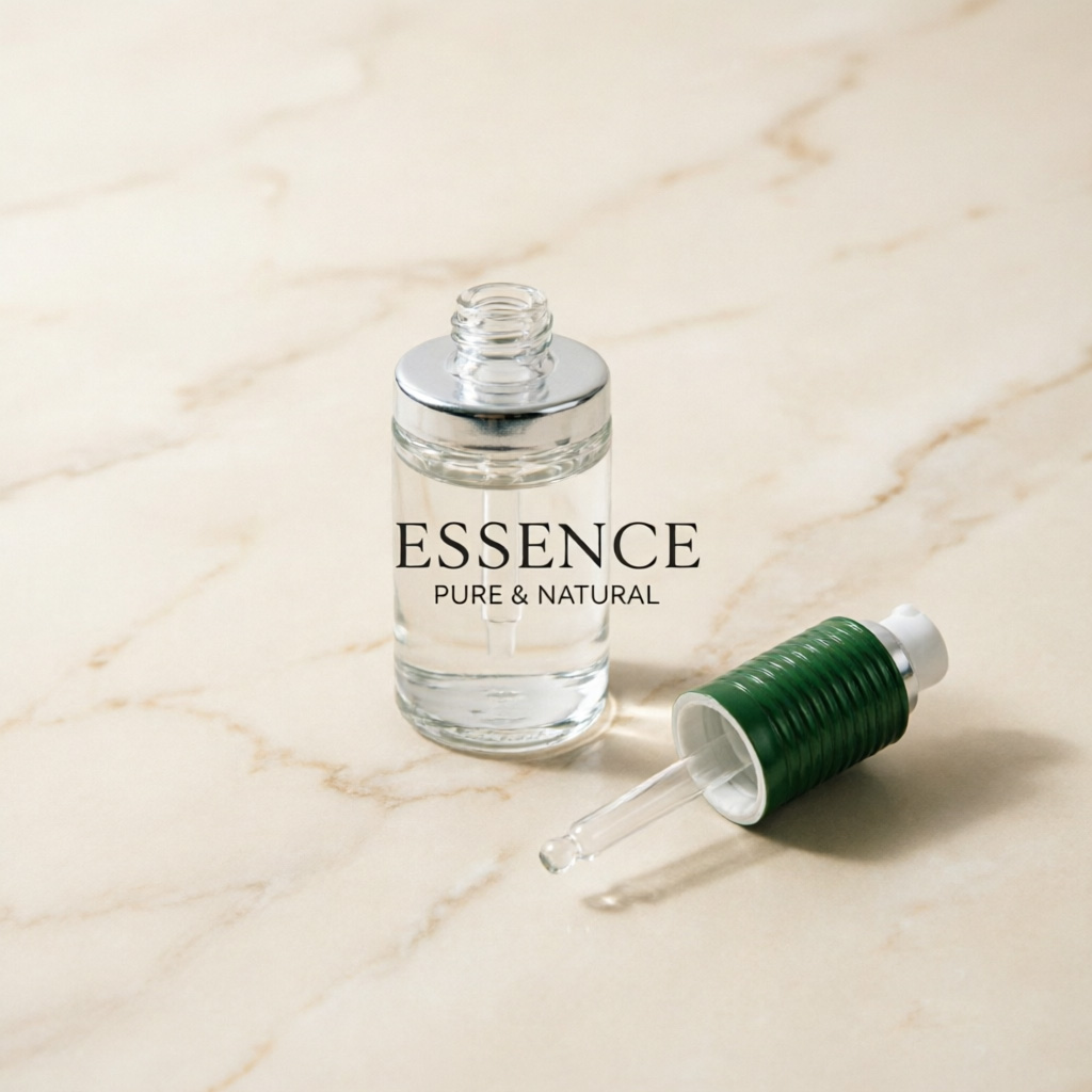 Airless Glass Serum Pump Bottle