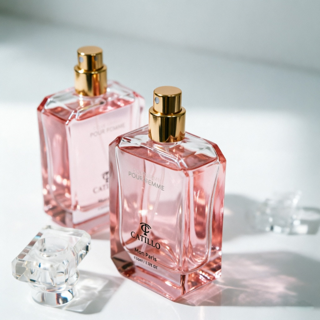 Pink Gradient Glass 향수 병 50ml