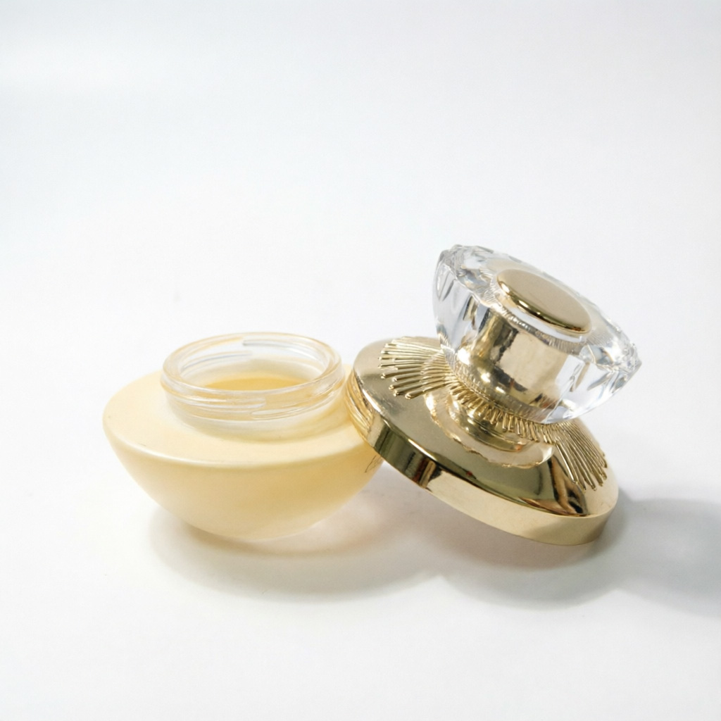 Luxury Gold Glass Essence şişe