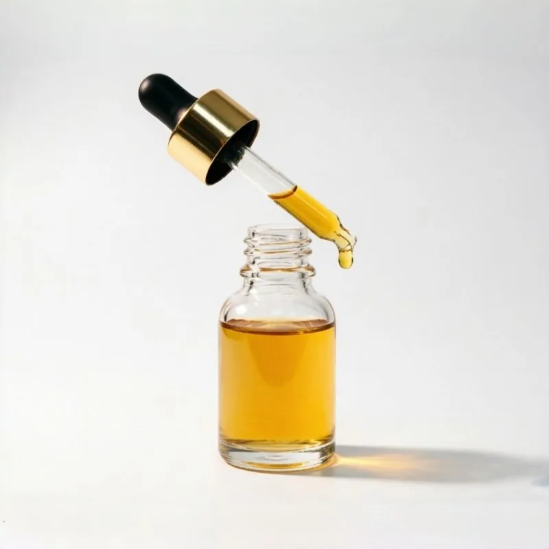 투명 Glass 롤러 병 포함 Gold Cap 30ml