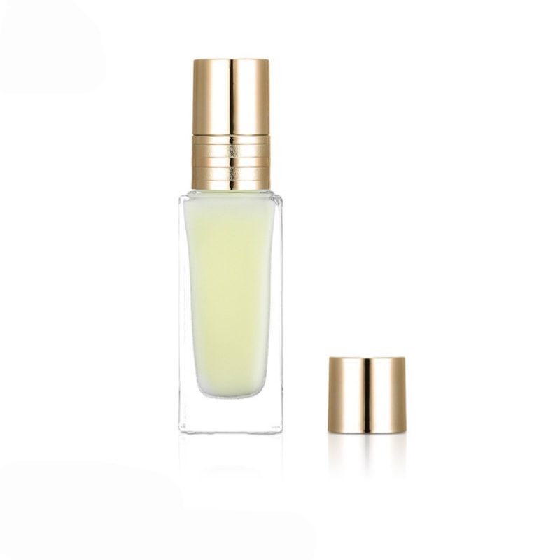 NS-F004 30ml Glass Square Clear Lotion Bottles