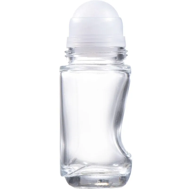 30ml deodorant and antiperspirant roll-on glass bottle