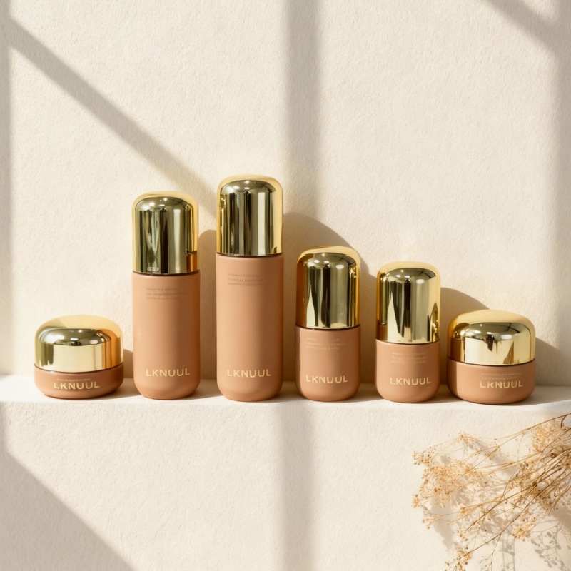 NS003 Empty Skincare Bottles 50ml 100ml Cosmetic Glass Packaging