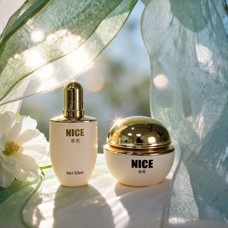 NS013 30ml Lotion Bottle Packaging 50ml 1oz Cosmetic Jars With Lids