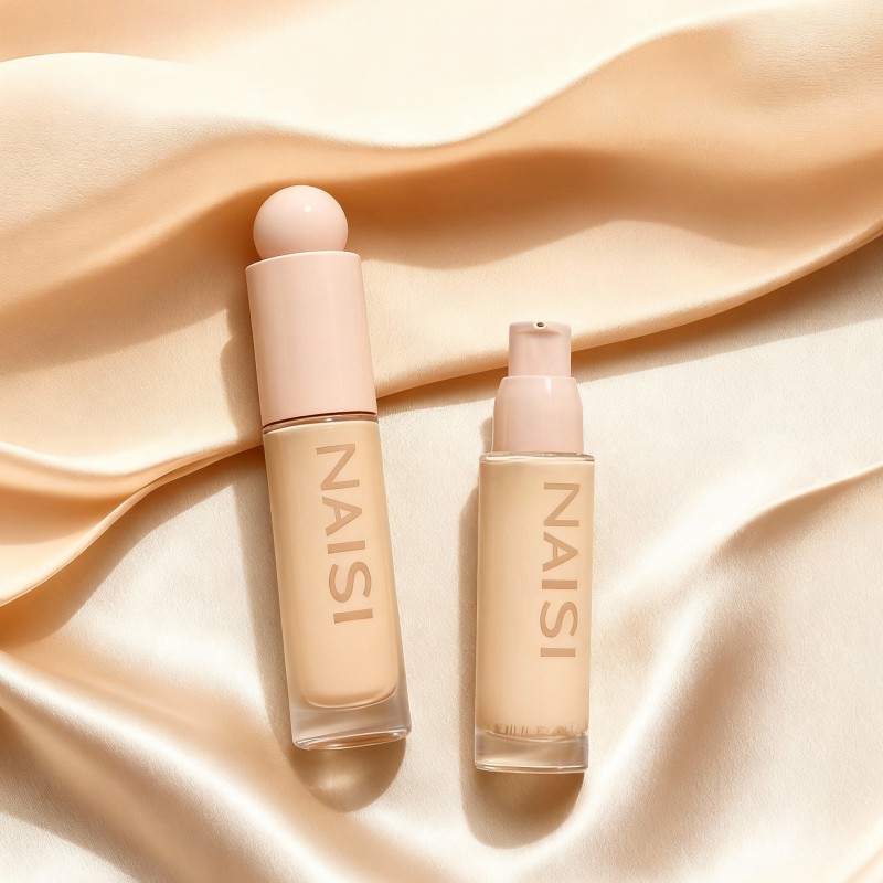 NS-F002 Fashion 30ml foundation liquid bottle - high-end glass individual packaging bottle