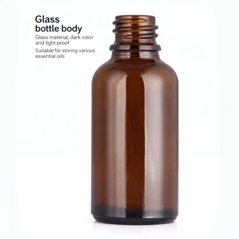 NS-B002 5ml, 10ml, 15ml, 20ml, 30ml, 50ml, 100ml, 150ml Amber Round Glass Dropper Bottles,Essential oil dispensing bottle