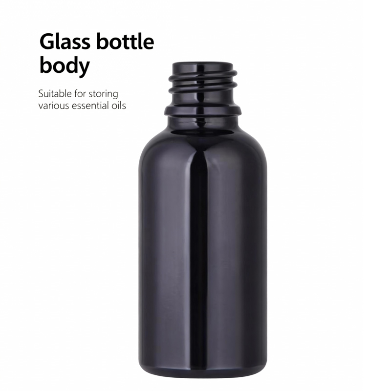 NS-B003 5ml/10ml/15ml/20ml/30ml/50ml/100mlCustom Blue Boston Cosmetic Glass Bottles
