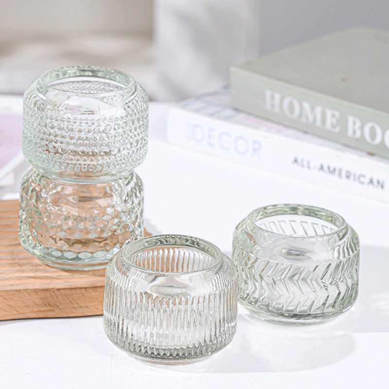 NS-L003 Modern minimalist transparent candle holder