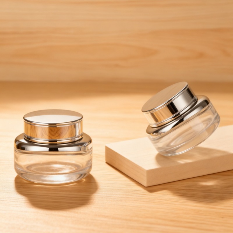 NS-M009 30g 50g flat-bottom cream bottle series with lids