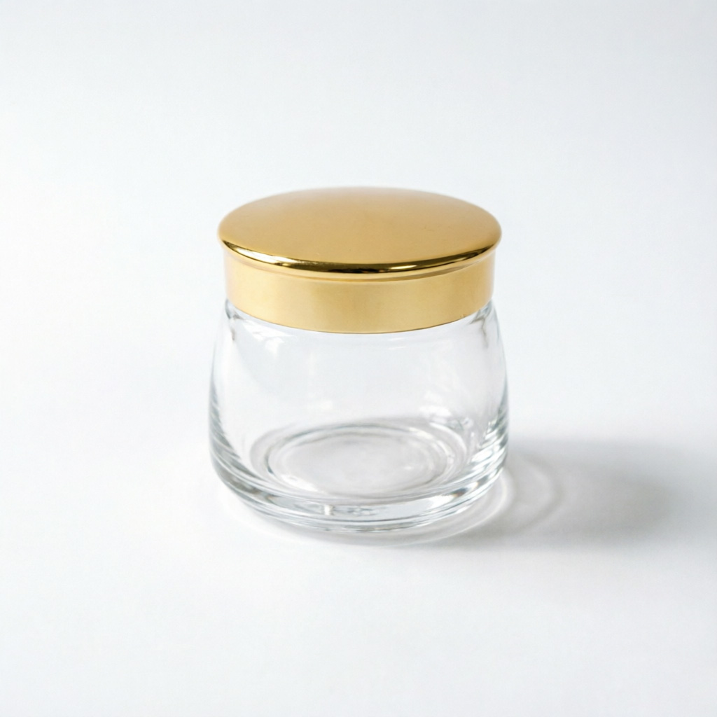 Luxury Cosmetic Cream Jars with Premium Glass Packaging