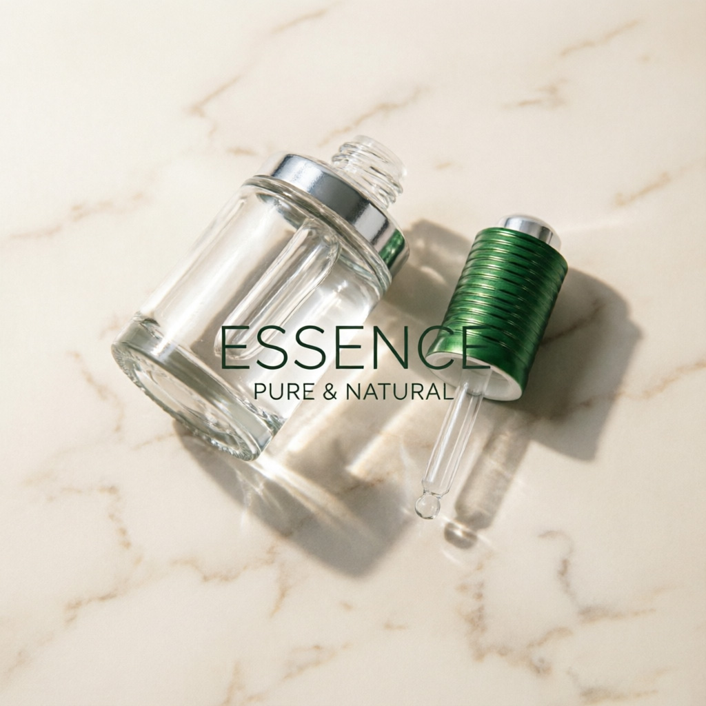 Airless Glass Serum Pump Bottle