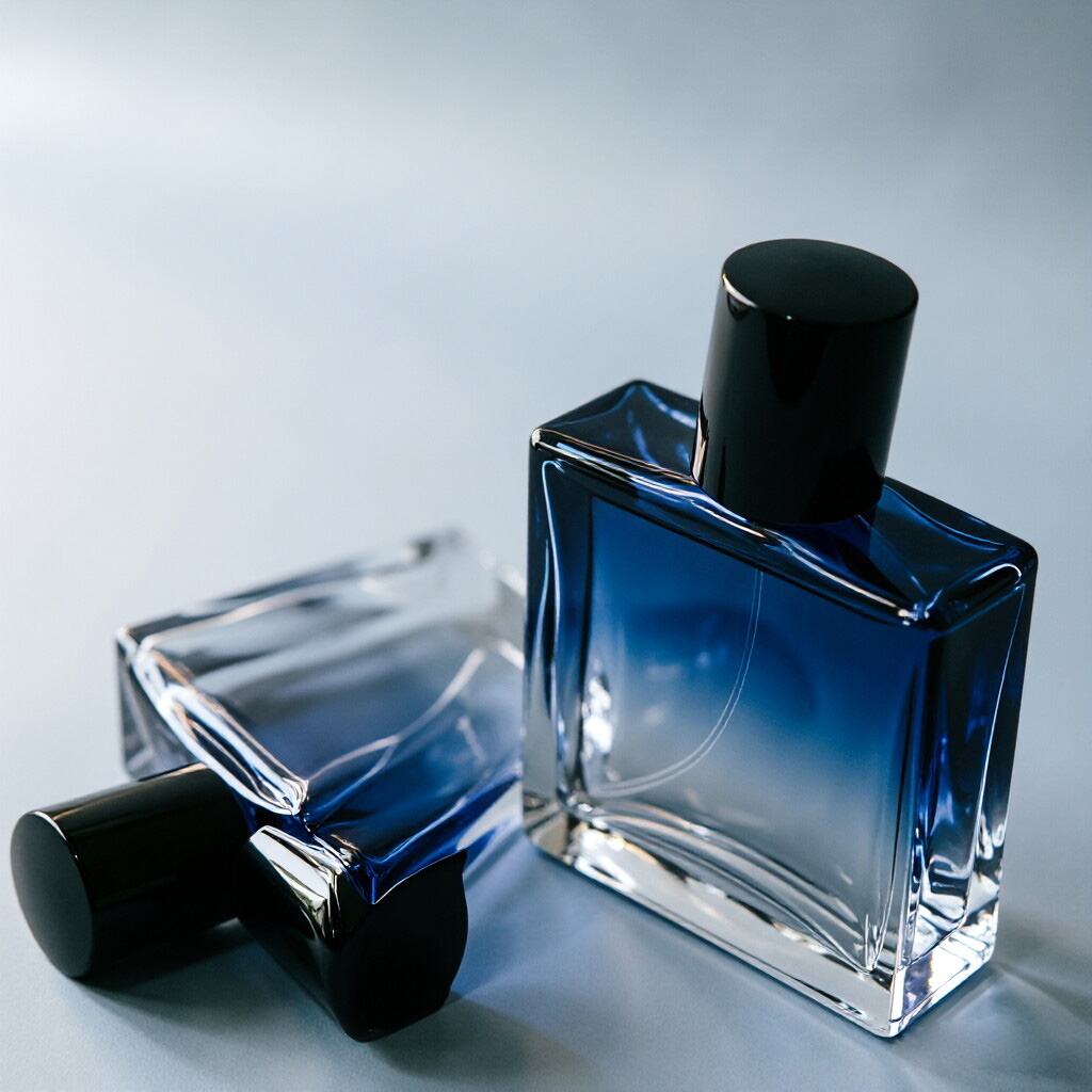 Blue Black Gradient 향수 병