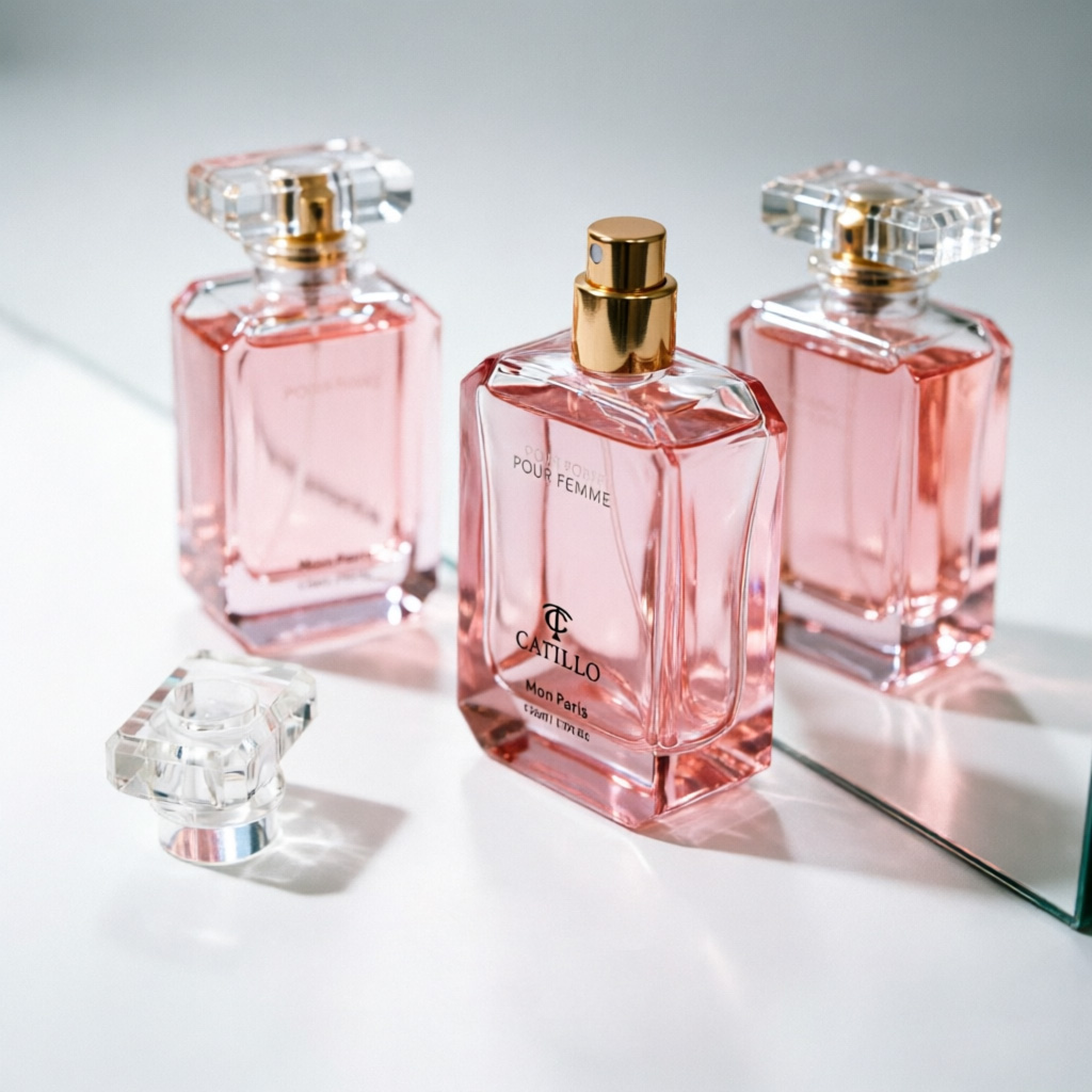 Pink Gradient Glass 향수 병 50ml