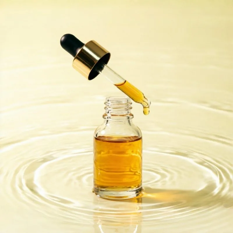 투명 Glass 롤러 병 포함 Gold Cap 30ml