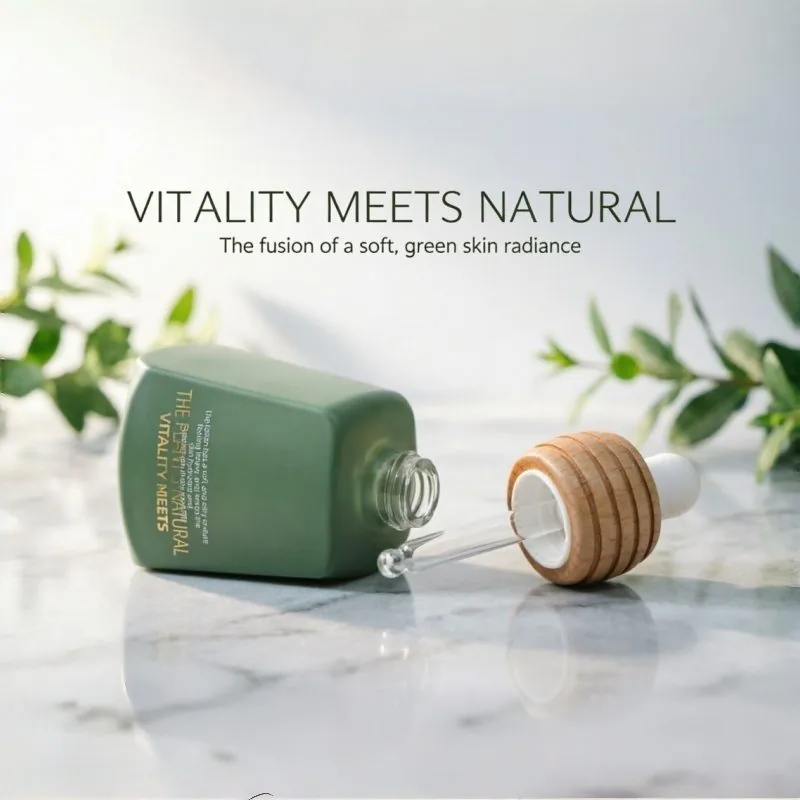반투명 Green Glass 에센셜 오일 병 50ml