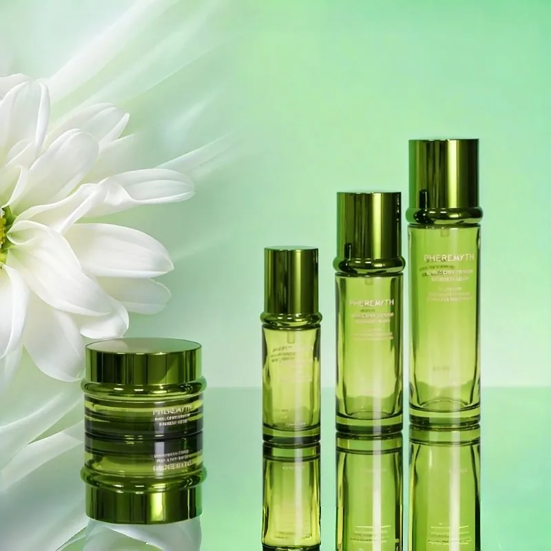 100ml Glass Cosmetic Bottle Packaging 30g 50g Skincare Jars Custom