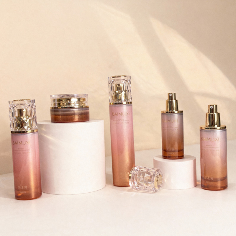 50g Cream Jar Packaging Supplier 50ml 120ml Glass Empty Cosmetic Bottles