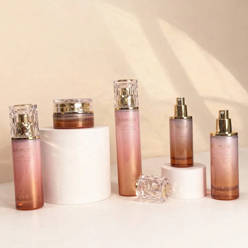 50g Cream Jar Packaging Supplier 50ml 120ml Glass Empty Cosmetic Bottles