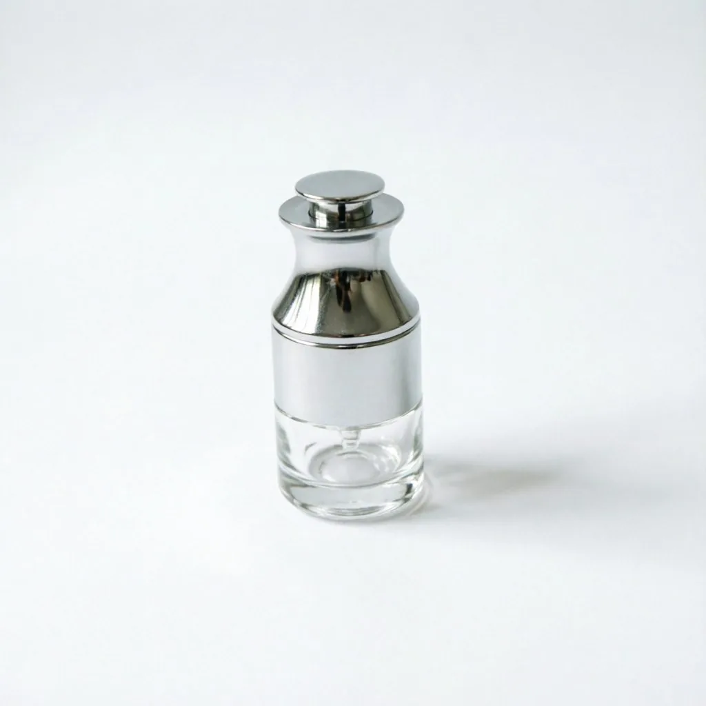 Luxury Silver Glass Serum şişe