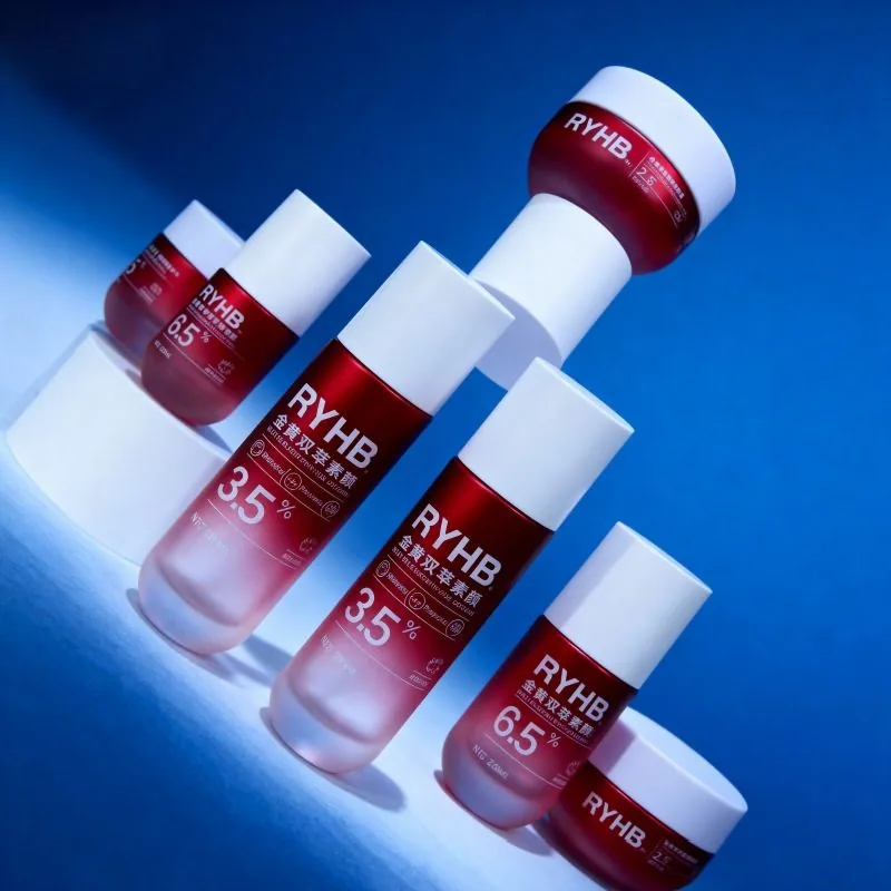 NS005 Kosmetikproduktverpackung 100 ml 120 ml Glasflaschen für die Hautpflege