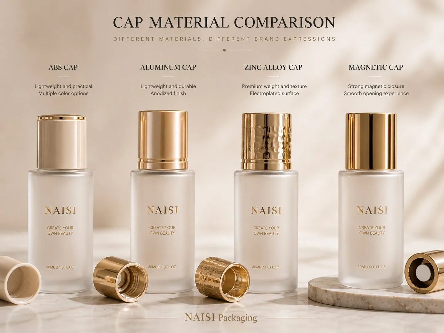Why Premium Cosmetic Bottle Caps Feel Better in Your Hand