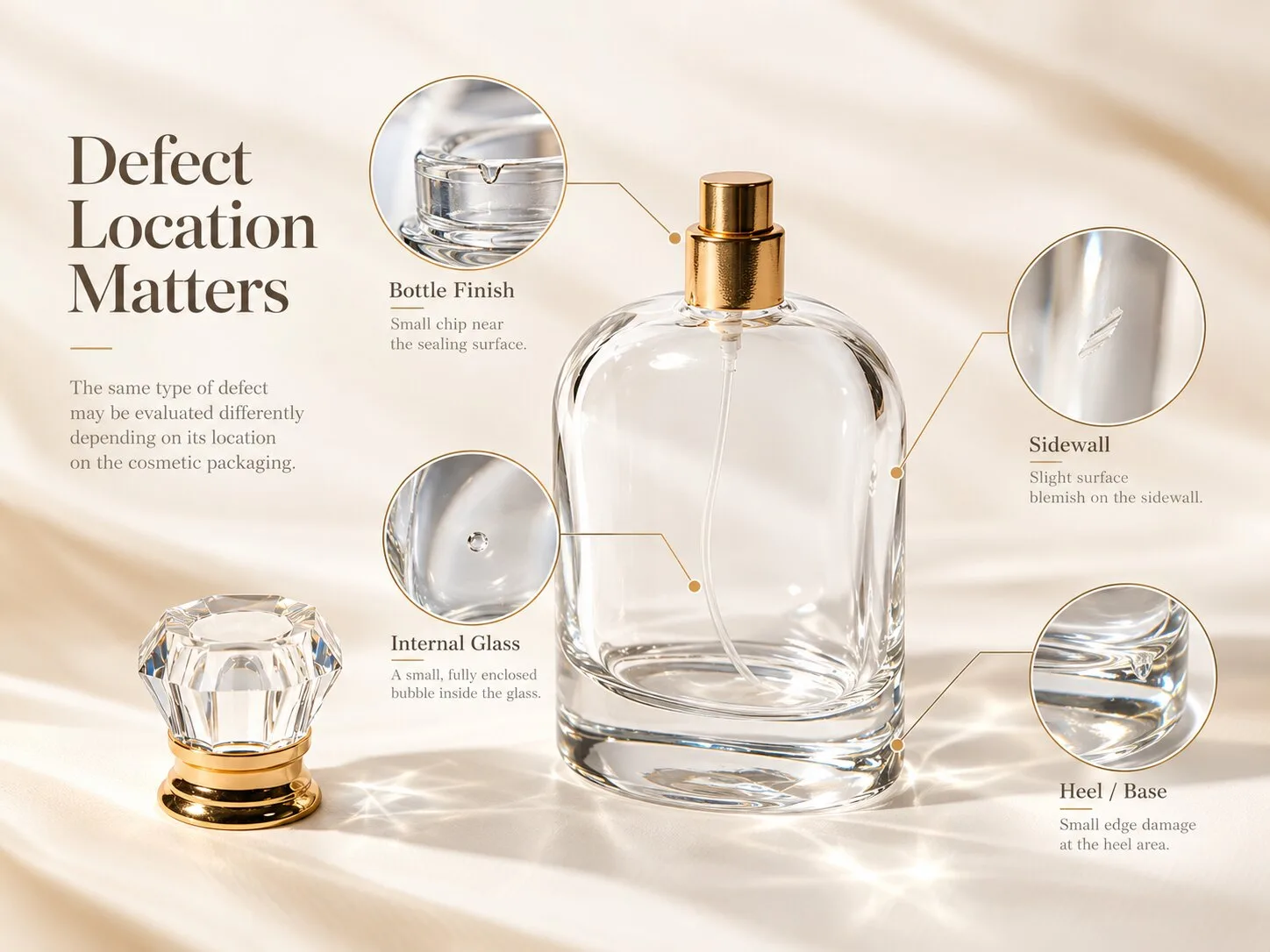 Cosmetic Glass Bottle Defects: A Practical QC Guide for Beauty Packaging Buyers