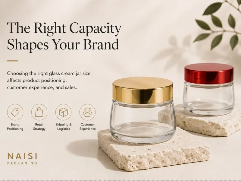 Glass Cream Jar Capacity Guide: Match Volume to Your Brand Needs & Sales